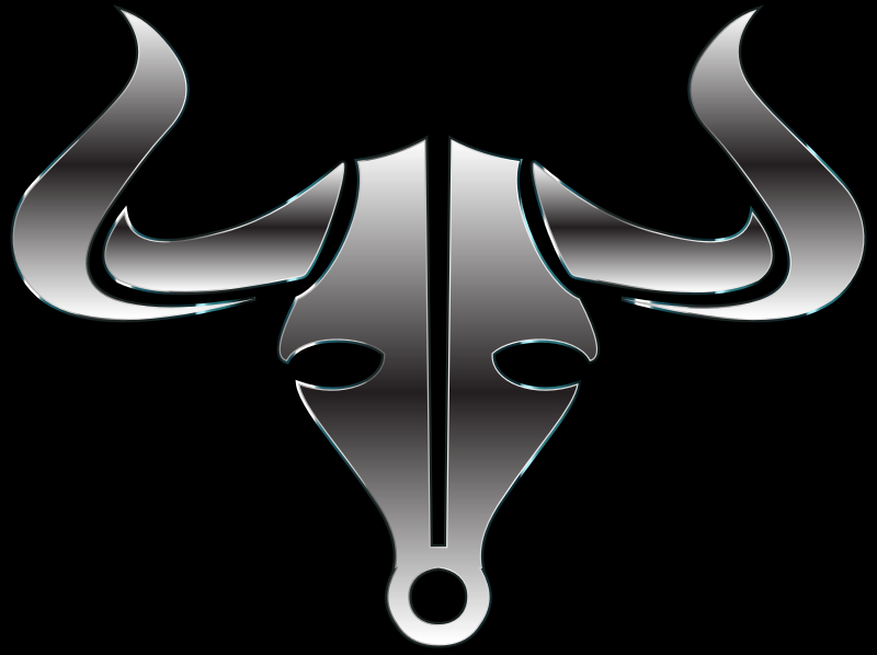 Polished Steel Bull Icon