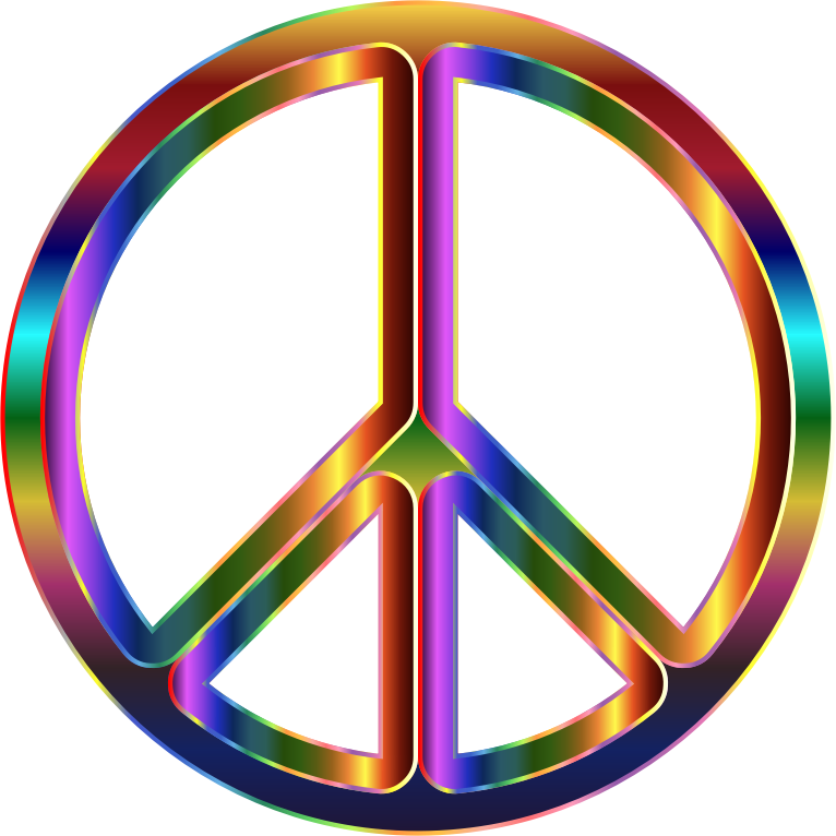 Chromatic Peace Sign