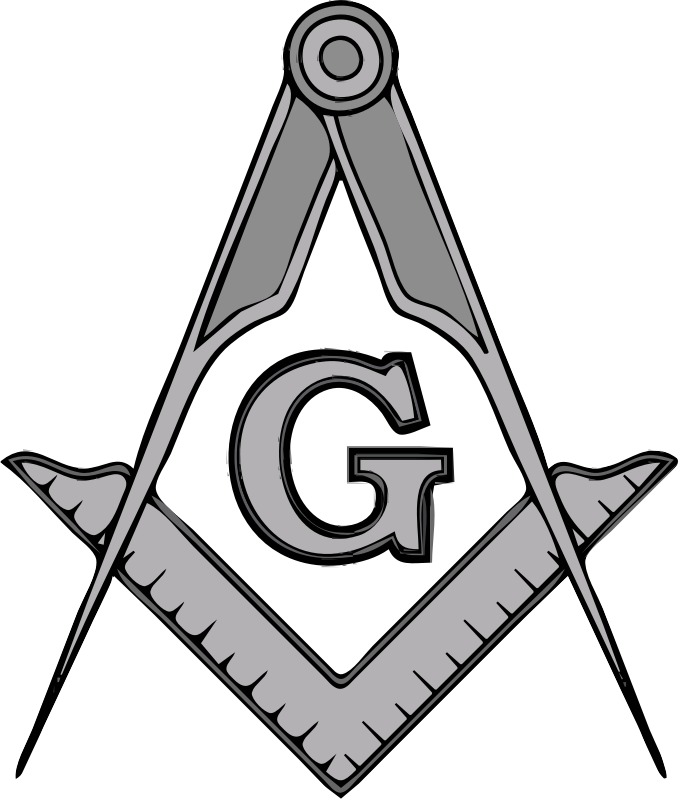 Freemasons, Freemasonry, Masonic Blue Lodge Logo.