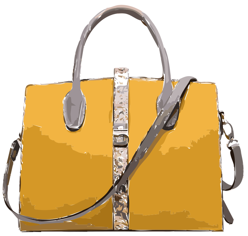 Yellow Leather Handbag No Logo