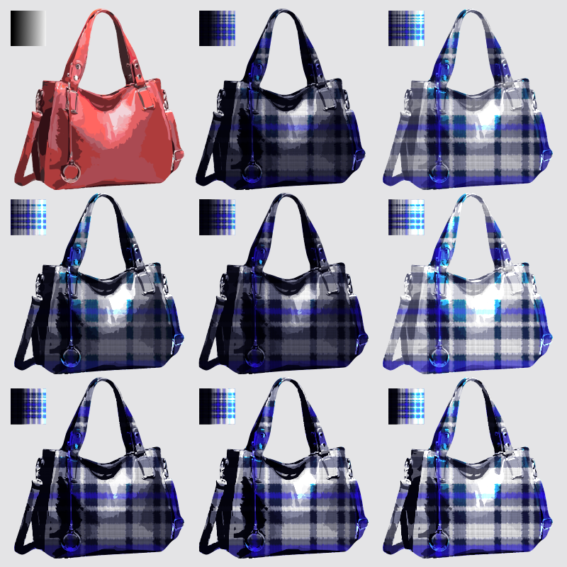 plaid bag