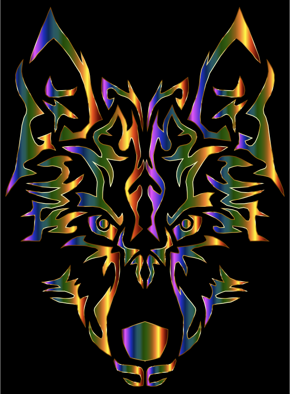 Chromatic Symmetric Tribal Wolf