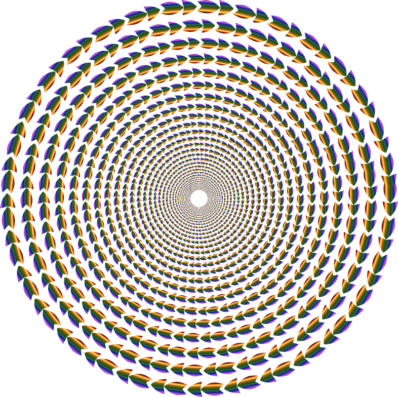 Colorful Direction Circle Vortex