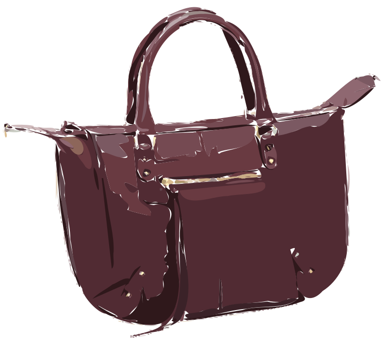 Dark Magenta Purse