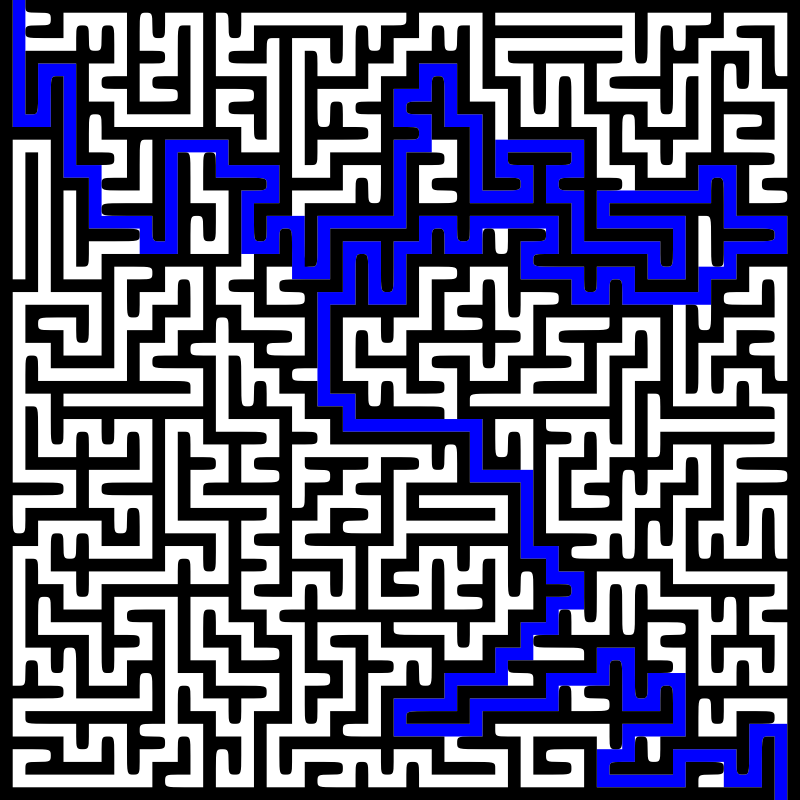 Solution to Maze Puzzle