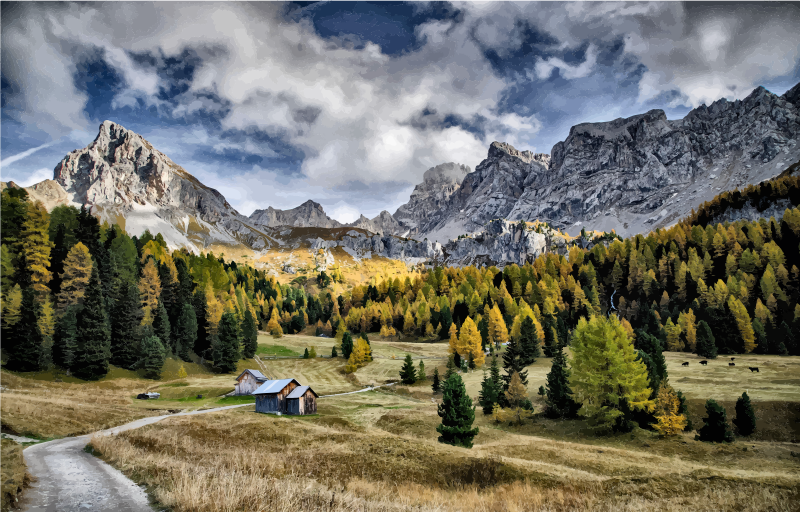 Val Di Fassa Italy