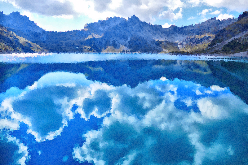 High Poly Luner Lake Austria