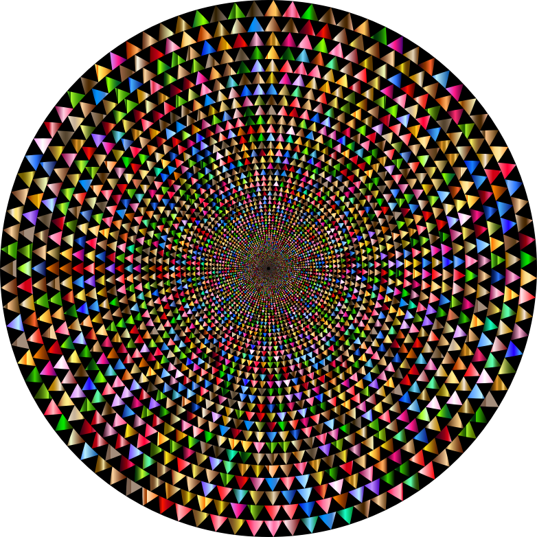 Prismatic Pythagorean Vortex 5 With Background