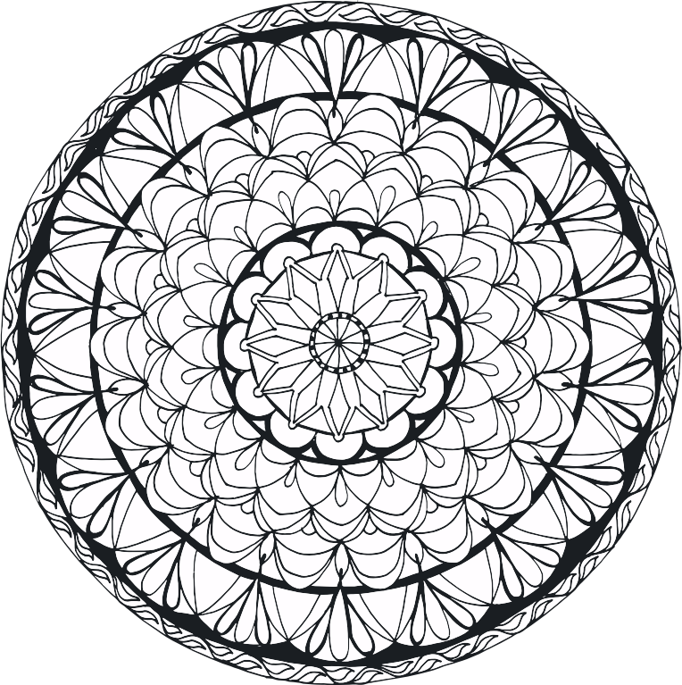 Hand Drawn Mandala 2