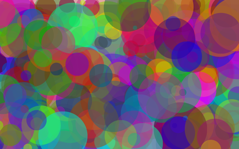 Colorful Circles Background