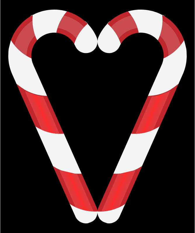 Candy Cane Heart