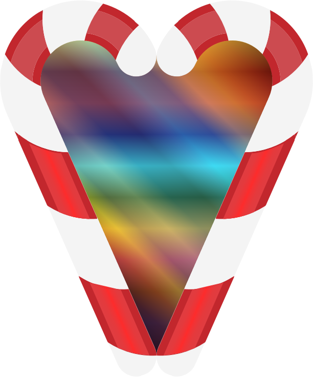 Candy Cane Heart 3