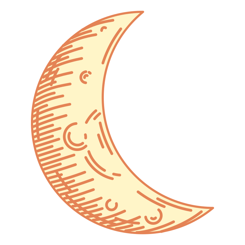 Crescent moon