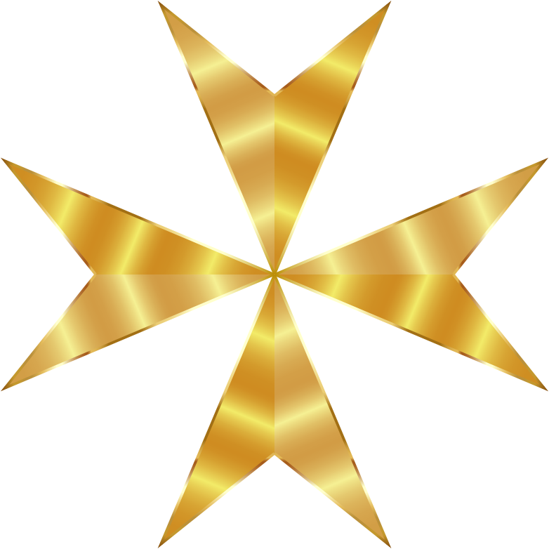 Gold Maltese Cross Mark II No Background