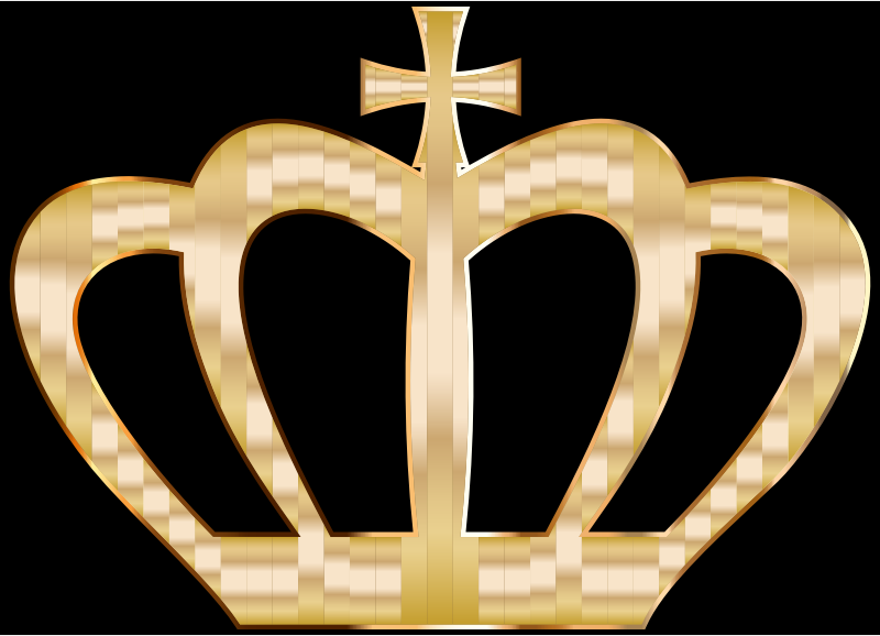 Gold Crown Silhouette
