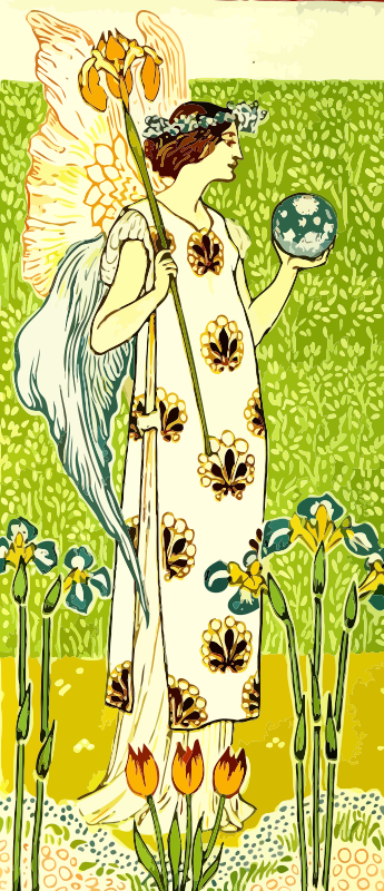 Floral angel