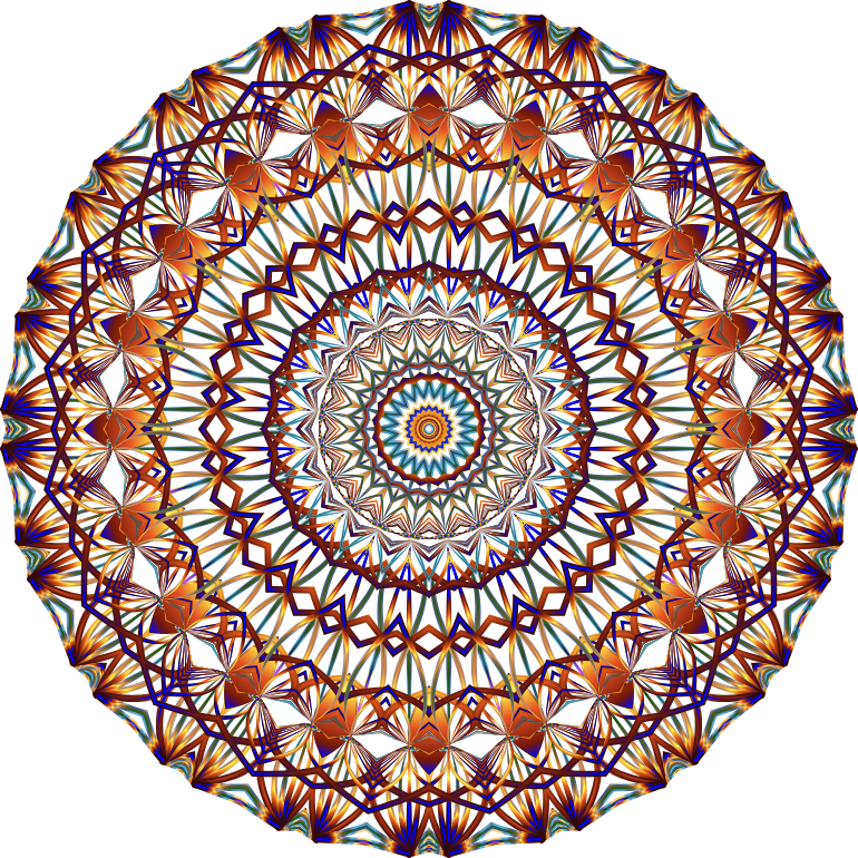 Prismatic Mandala Line Art 2 No Background