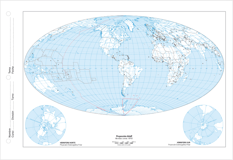 PLANISFERIO AITOFF
