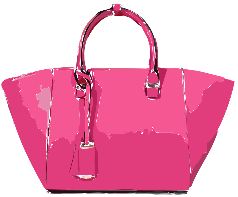 Pink Leather Handbag