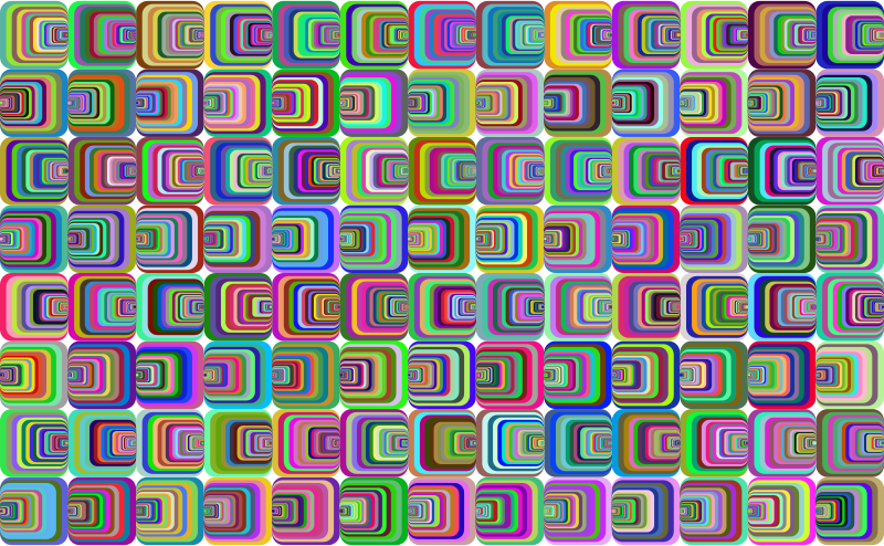 Prismatic Perspective Illusion 2 Pattern 2