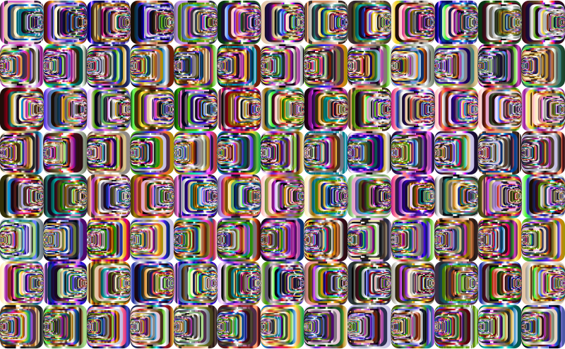 Prismatic Perspective Illusion 2 Pattern 4