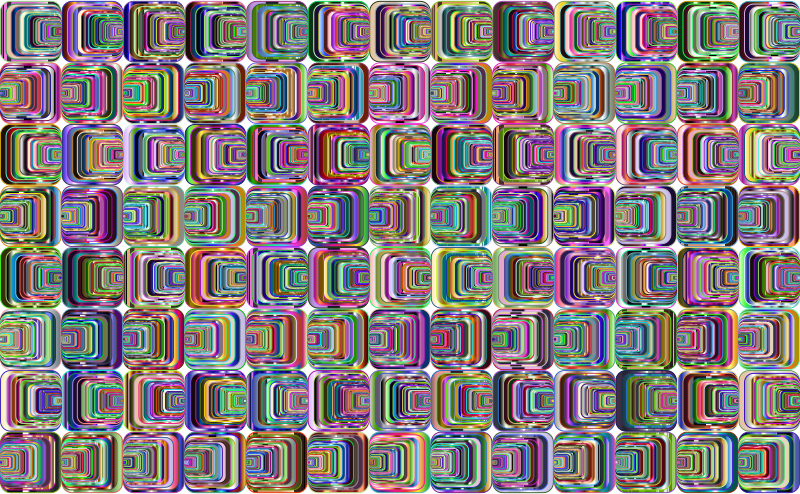 Prismatic Perspective Illusion 2 Pattern 4 Variation 5