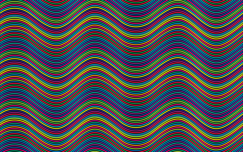 Prismatic Waves Background