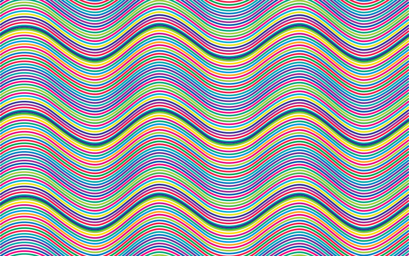 Prismatic Waves Background No Background