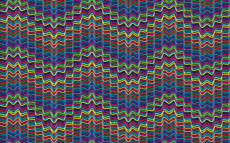 Prismatic Waves Background 2