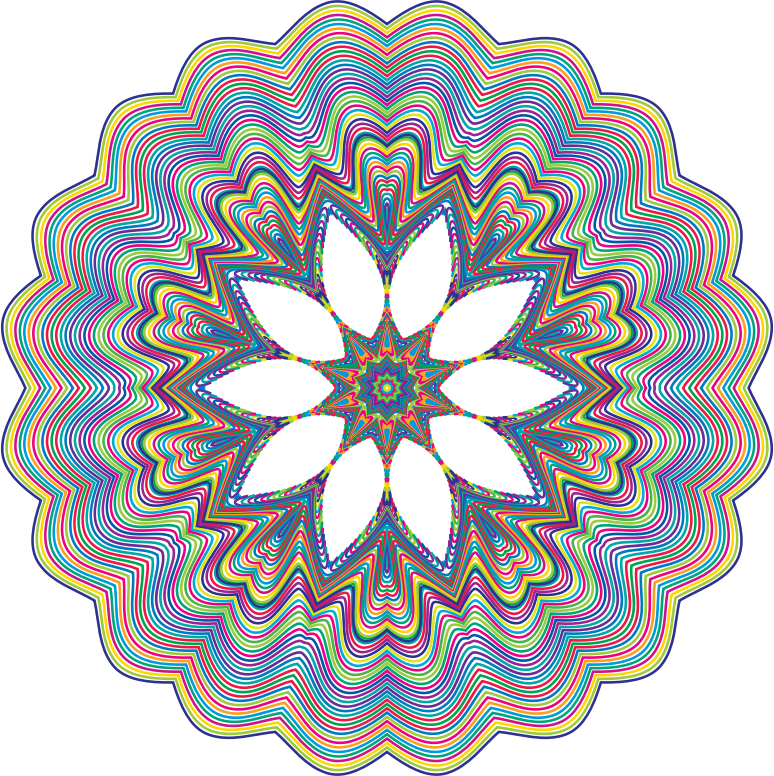 Prismatic Waves Design 3