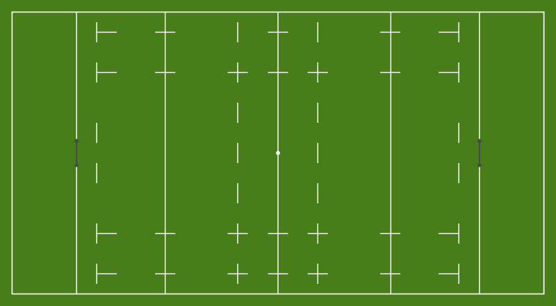 Rugby union pitch