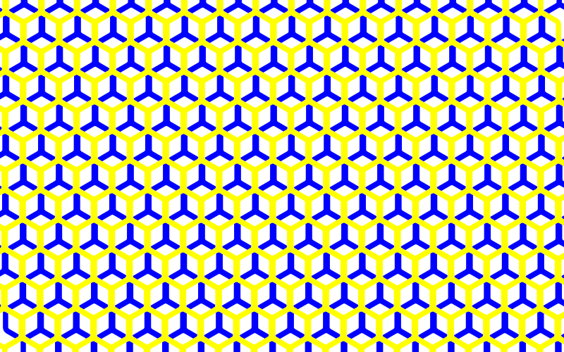 Hexagonal Pattern No Background