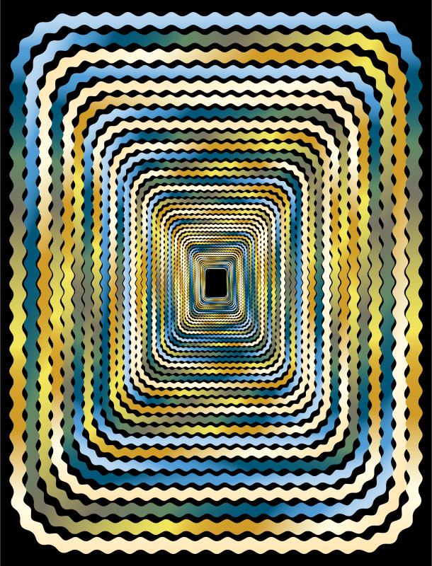 Prismatic Wave Border Perspective 2