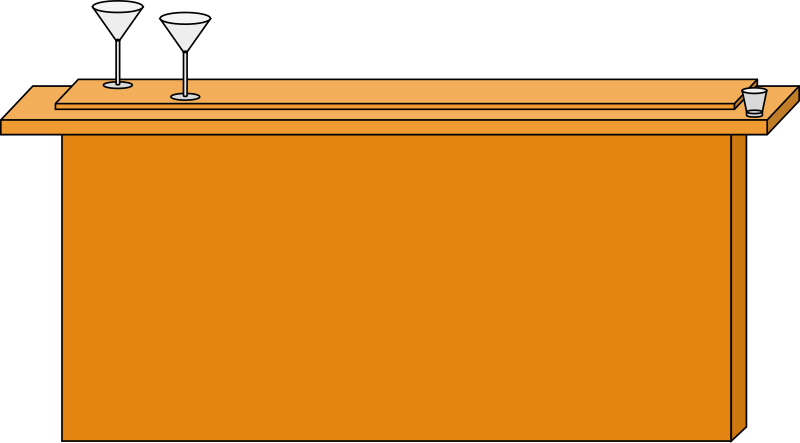 Wooden bar