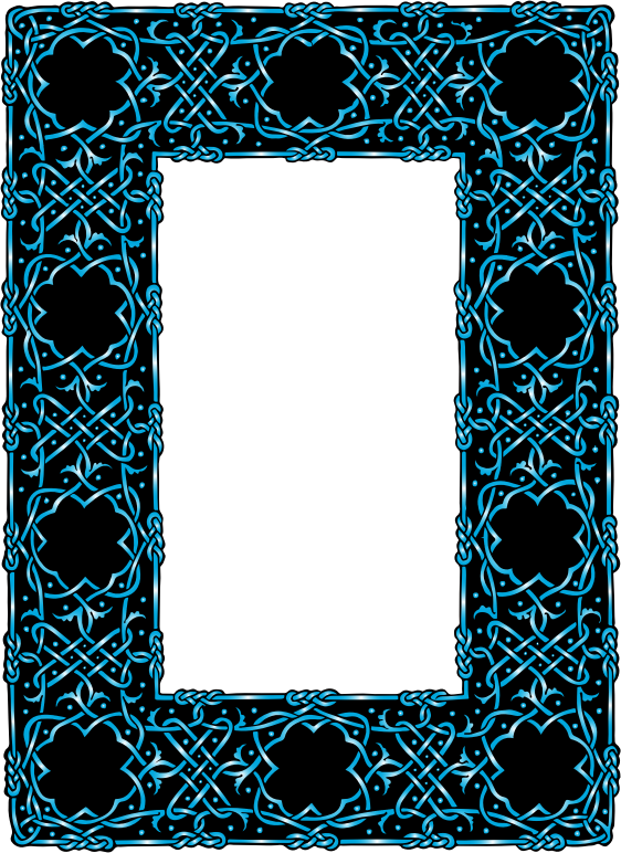 Prismatic Ornate Geometric Frame