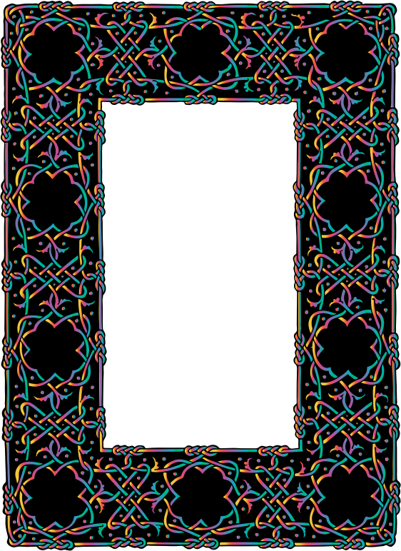 Prismatic Ornate Geometric Frame 2