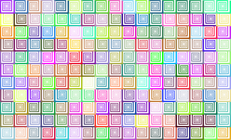 Prismatic Hypnotic Pattern No Background