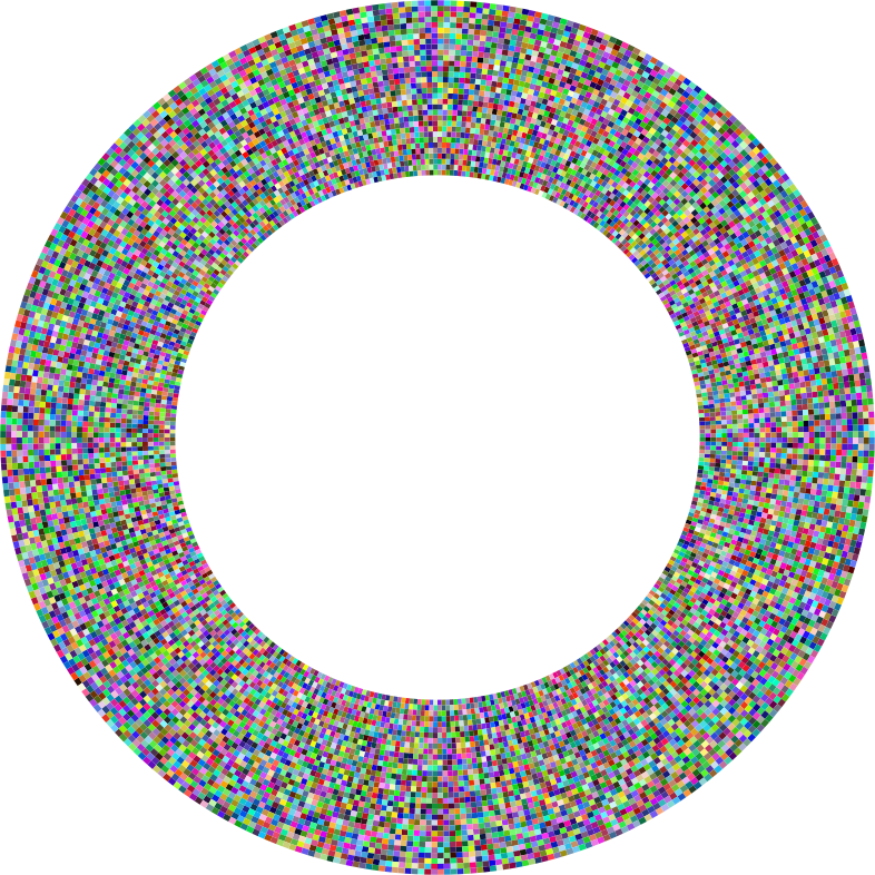 Prismatic Radial Checkerboard