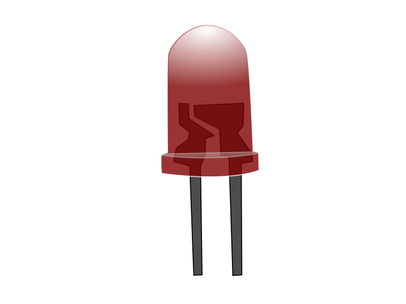 Red LED Lamp (Off)