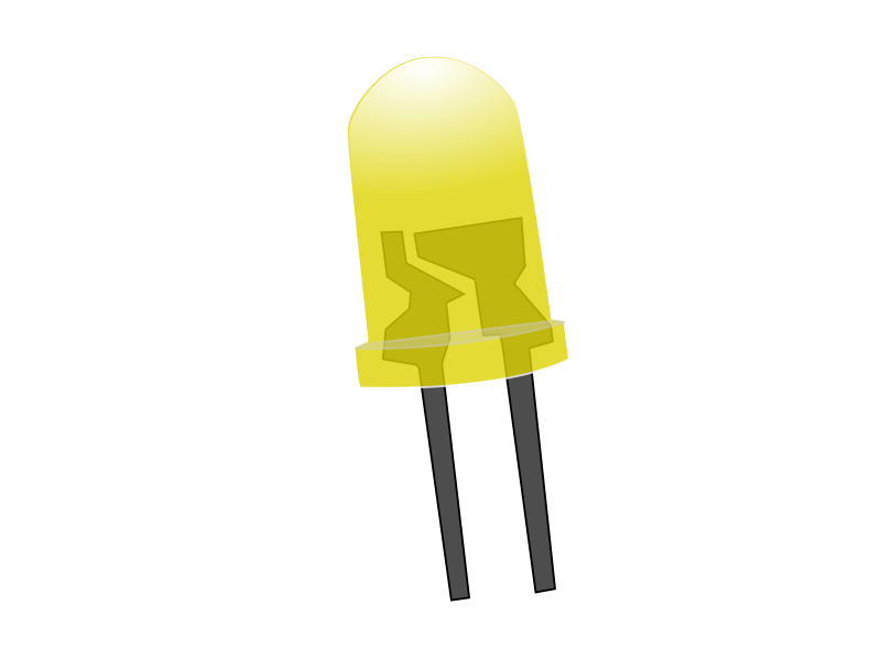 Yellow LED Lamp (Off)