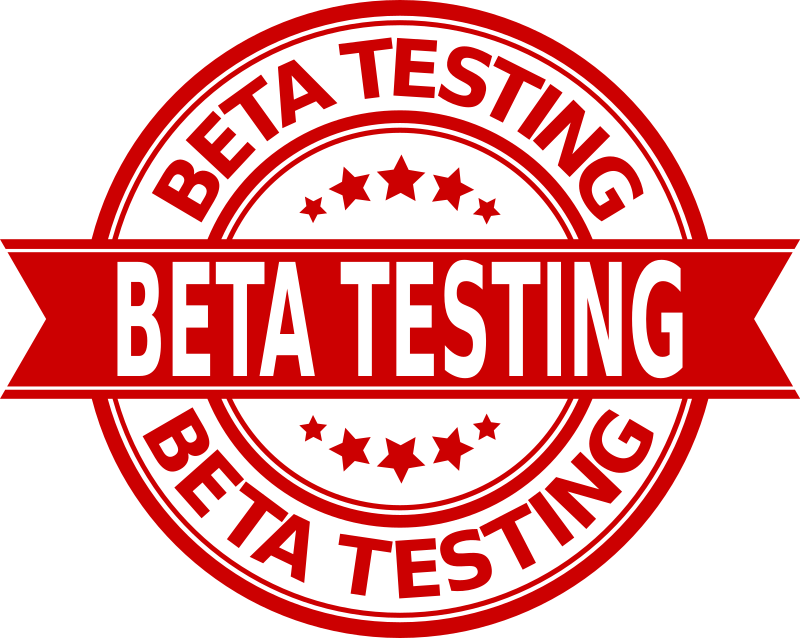 beta testing banner