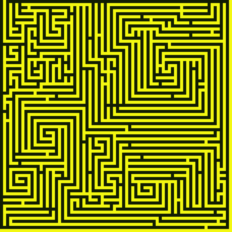 A Spiral Maze