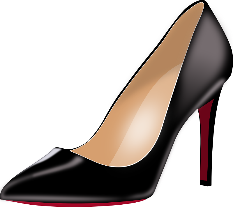 woman shoe whith blur - Openclipart