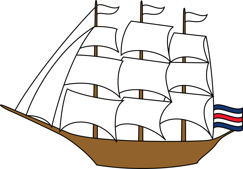 Sailing ship 10 - Openclipart