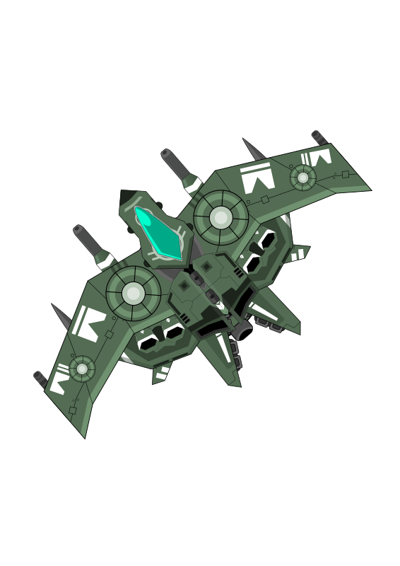 Spaceship Green