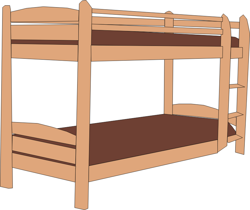 Twin bunk beds