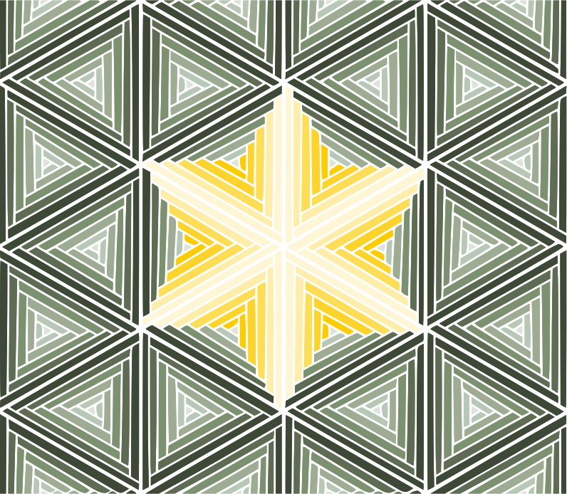 Triangly Christmas Tile