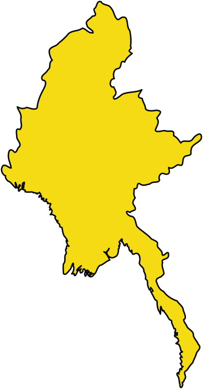 Myanmar outline