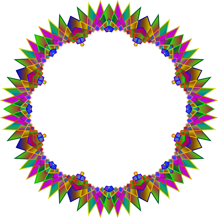 Prismatic MultiPoint Star Frame 7