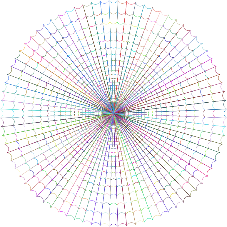 Prismatic Spiderweb Vortex No Background